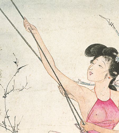 榆中县-胡也佛的仕女画和最知名的金瓶梅秘戏图